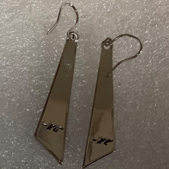 Kenneth Cole New York Silver-tone Drop Earrings New with tag - Picture 4 of 9